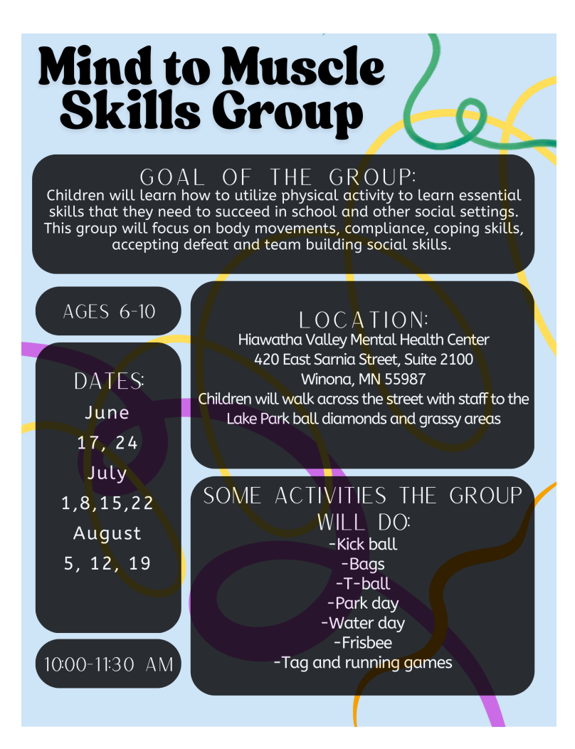 2025 Youth Summer Programs - Hiawatha Valley Mental Health Center