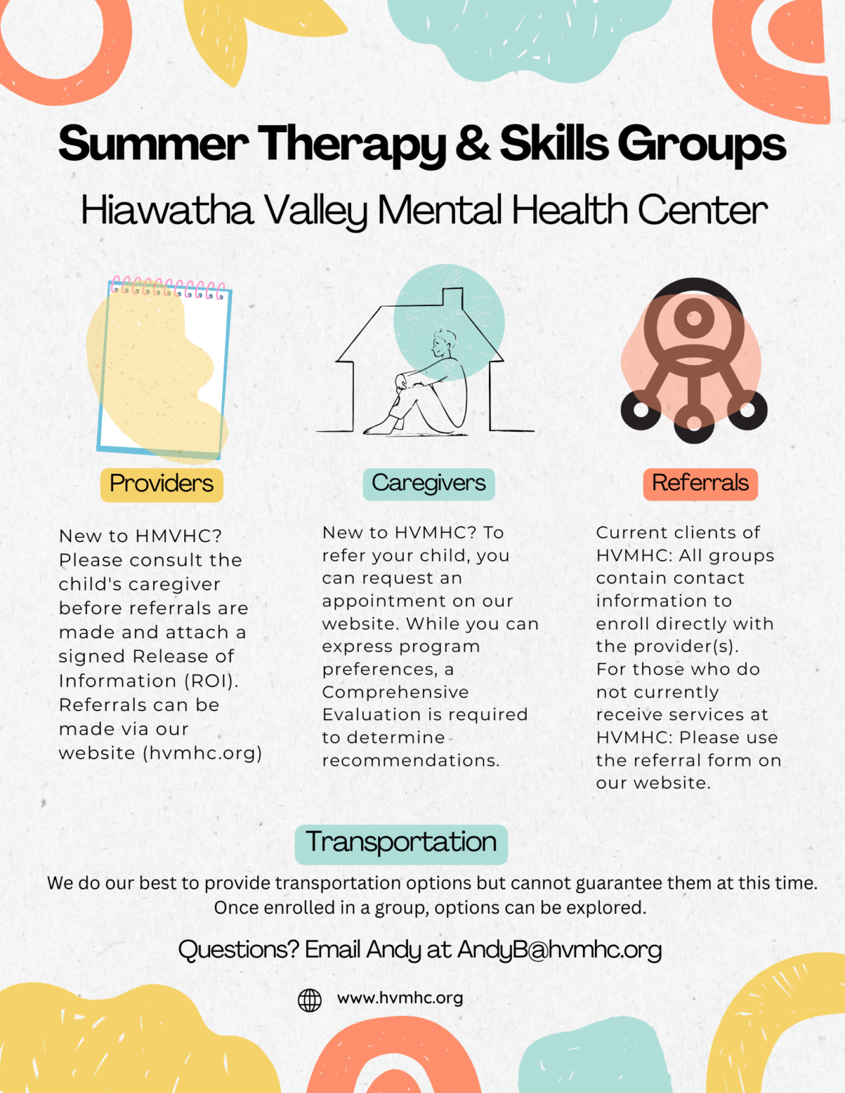 2026 Youth Summer Programs - Hiawatha Valley Mental Health Center